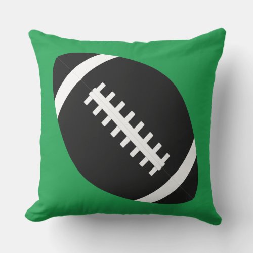 Custom Football Team Color Outdoor Pillow Cushion