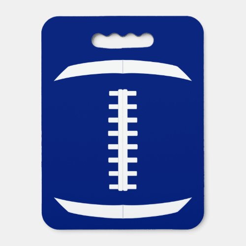 Football Fan Custom Team Color & Text Sports Seat Cushion