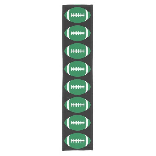 Green Football Team Party/Banquet/Event Decorative Short Table Runner