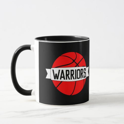 Red Basketball Player/Coach Custom Team Name Sport Mug