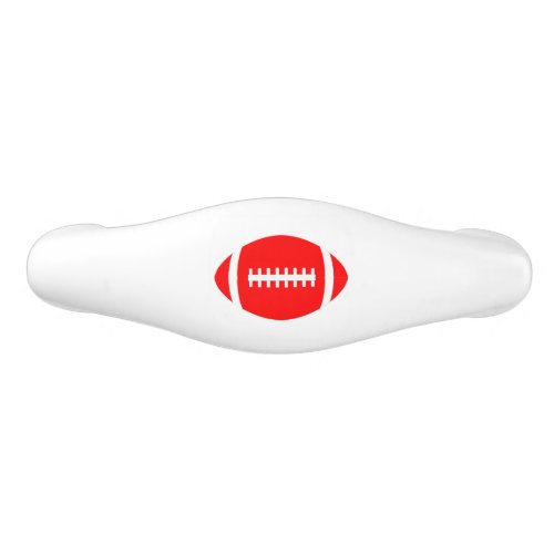 Red Football Drawer Pull Handles for Coach Office