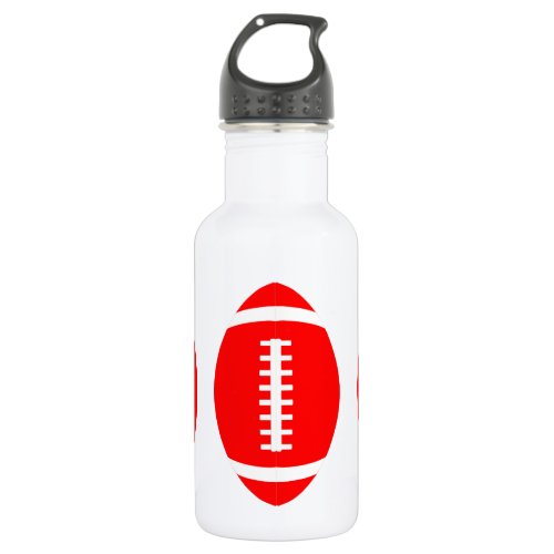Red Footballs Bottle for Football Players or Fans